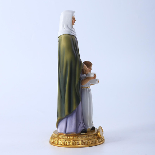 Con El Niño Virgen María Estatua Nuestra Señora Jardín