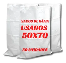 Comprar 50 Sacos De Ráfia 50x70 Para Entulho Reforma Obras