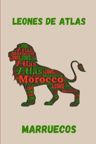 Leones De Atlas Marruecos Planificador Diario Sin Fecha Con