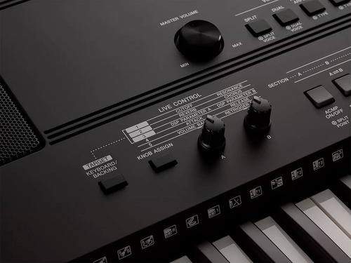 Imagen 5 de 9 de Teclado musical Yamaha PSR Series PSR-E463 61 teclas negro