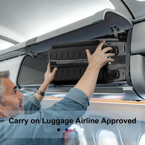 Carry On Luggage Censien, 20 Pulgadas, Ligero, Abs Y Policar