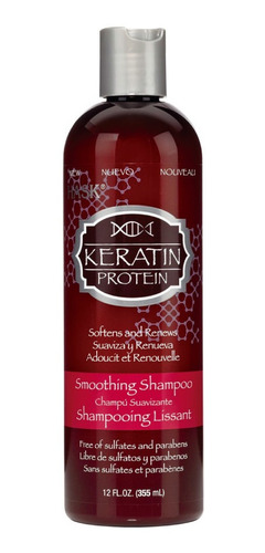 Shampoo Suavizante Hask Con Proteínas De Keratina 355ml Marc