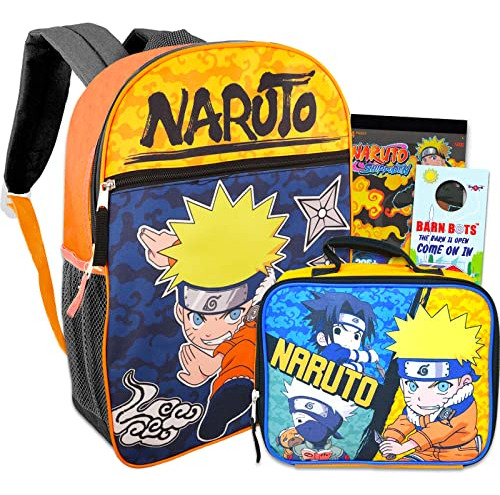 Acción Cómics Naruto Mochila Con Caja De Almuerzo - Rnjhk