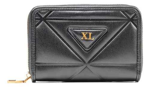 Billetera Xl Extra Large Helix Otoño Invierno 2025 Negro