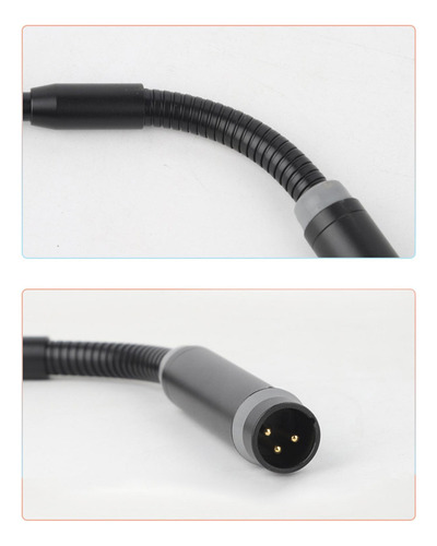 Microfone Gooseneck Profissional Durável Com Xlr Para