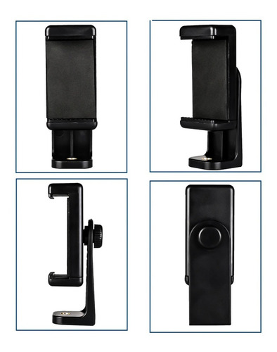 1 Porta Celular Smartphone Para Tripié 1/4 Con Giro 360