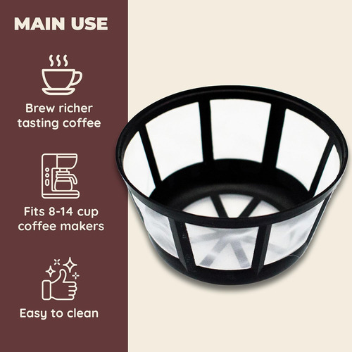 Fill N Brew Canasta De Filtro De Café Reutilizable Para La M