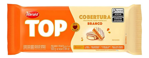 Cobertura Em Barra Fracionada Chocolate Branco - Top - 500g
