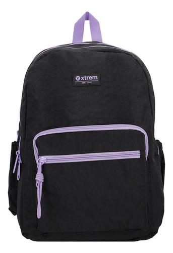 Mochila Para Notebook 16  De Mujer Bradford Negra