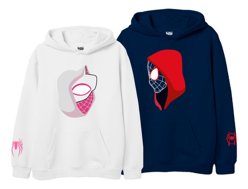 Sudadera Parejas Miles Morales Y Spider Gwen Spiderman Regal