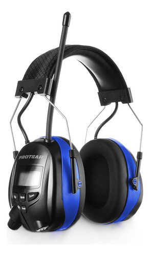 Auriculares Am/fm Bluetooth 25 Db Nrr, Reducción De Ruido Zu