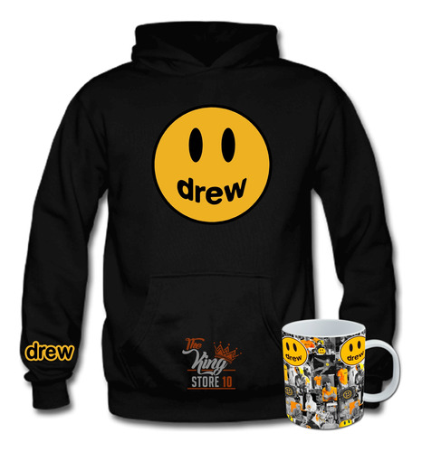 Poleron + Taza, Drew House, Justin Bieber, Cantante, Pop, Moda, Xxxl