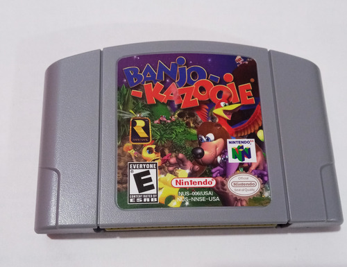 Banjo Kazooie N64 Nintendo Juego Fisico De Aventura Rpg (Usado)