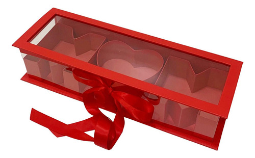 Caja De Flores Vacía Para Mamá, Caja De Jabón De Rojo