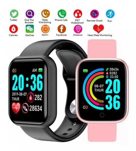 Relógio Digital Esporte Bracelete Led Adulto Infantil Smart