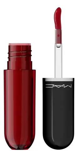 Lip tint MAC Lustreglass Stainglass cor Soda Poppy