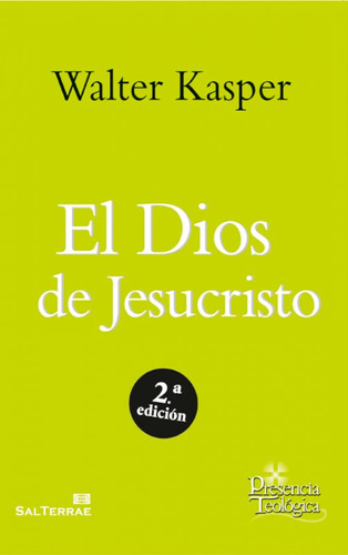 Dios De Jesucristo,el - Kasper, W.