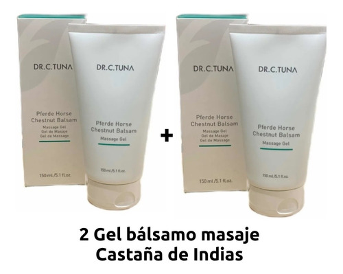 Dúo Gel Bálsamo Castaña De Indias Dr.c Tuna 100% Original 