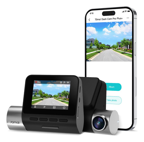 Dash Cam 70mai A500s 3k Uhd 1944p Com Gps Sony Imx335 Wifi