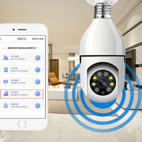 Of Cámara Foco 360 Grados Wifi Ip Seguridad Espía Oculta Hd Spy