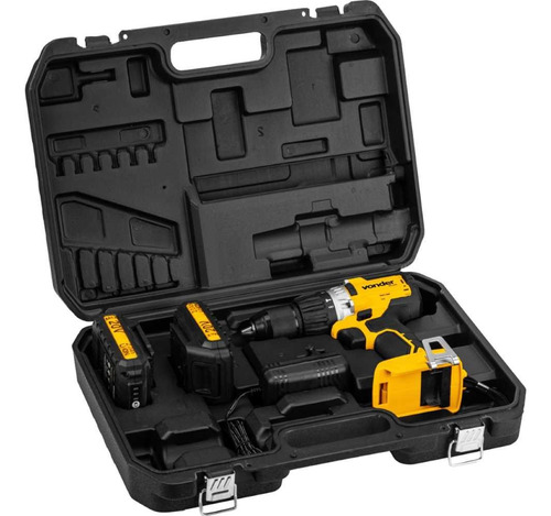 Parafusadeira/furadeira Com Impacto Bateria Pfv212ib Vonder