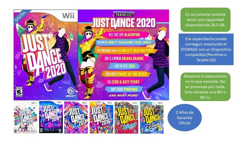 Just Dance 2020 Para Wii Original - Promo Pack 7 - Wii U