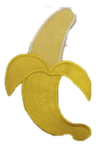 Parche Aplique Aplicacion Bordado Cocina Banana 19 Cm.x1