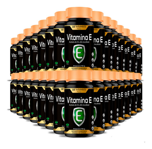 30x Vitamina E 400ui Alfa Tocoferol 60 Caps Hf Suplements