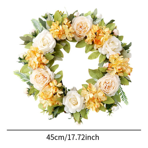 Corona De Flores Artificial Flores
