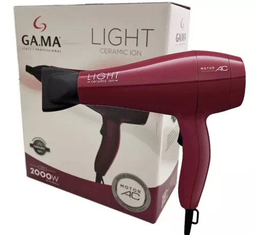 Secador De Cabelo Gama Marula Ceramic Ion 2000w - Bivolt Cor Marrom  110v/220v