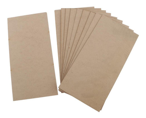 Tablero De Madera Mdf El 10x20cm