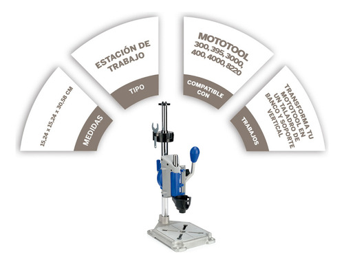 Dremel 3000 26 Accesorios Y Multiestación De Trabajo