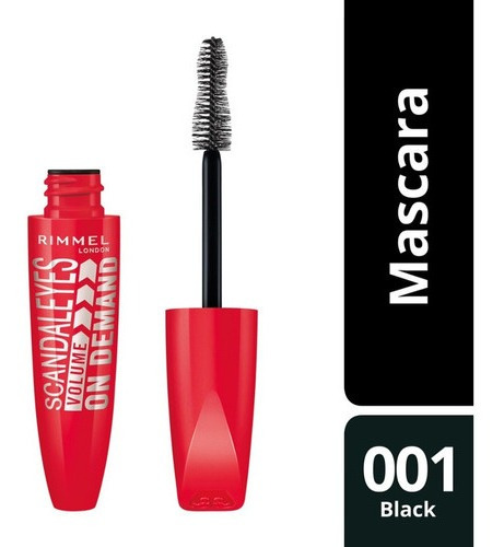 Imagen 1 de 4 de Mascara De Pestañas Rimmel Scandaleyes Volume On Demand