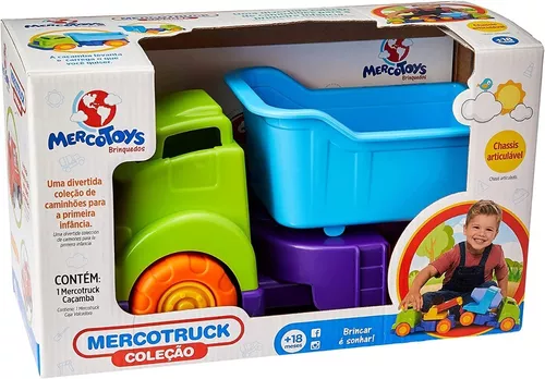 Caminhão De Brinquedo Mercotruck Com Caçamba- MERCOTOYS