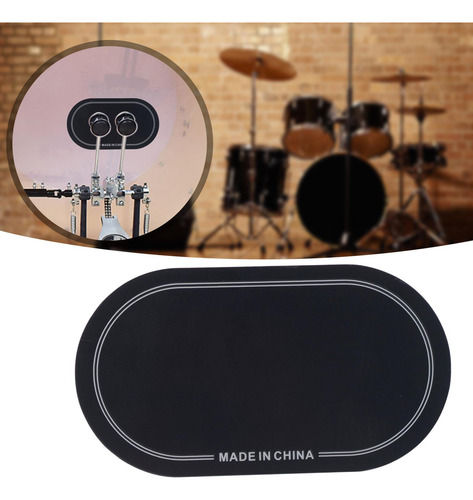 Parche De Bajo Para Tambor, Repuestos De Pedal Doble Negro