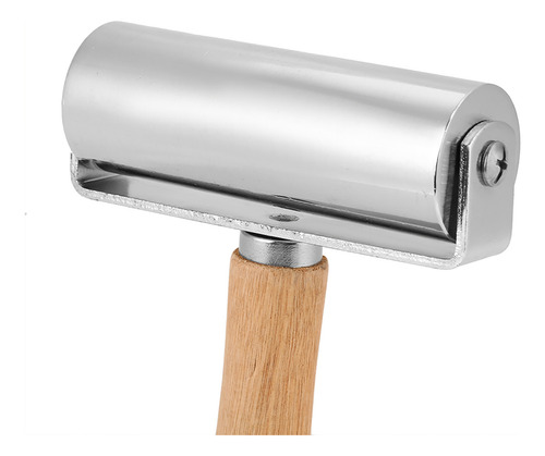 Rodillo De Cuero Hecho A Mano Con Mango De Madera Laminado D