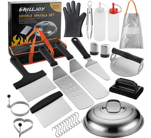 Grilljoy Kit Accesorio Para Plancha 28 Pieza Limpieza Juego