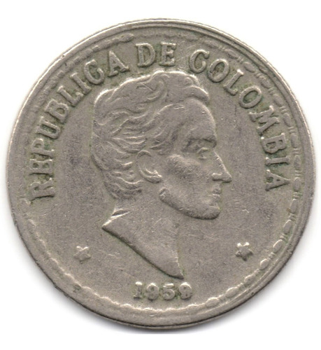 20 Centavos 1959 Invertida