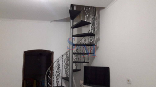 Imagem 16 de 30 de Sobrado Residencial À Venda, Cidade São Jorge, Santo André. - So0070