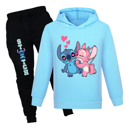 Nuevo Sudadera Infantil Capucha Y Pantalón Rosa Estampado St