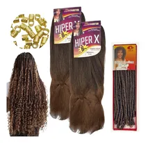 Comprar Kit Tranças Gypsy 2 Jumbo 400 Gramas + 1 Nina Softex + Anéis