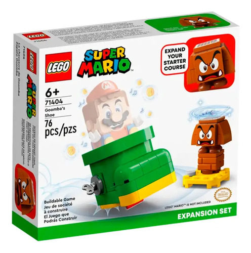 Zapato Goomba Lego Super Mario Bros 76pcs 71404 