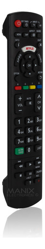 Control Remoto Compatible Con Pantalla Smarttv Panasonic Netflix Rc1008 Y N2qayb 000779 Incluye 4 Pilas Divitech® Aaa
