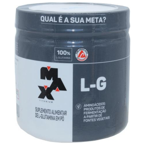 LG Glutamina Suplemento Treino Academia Max Titanium 150g