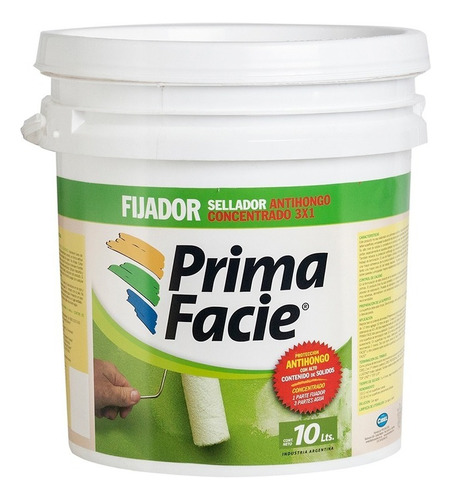 Fijador Sellador Antihongo Conc. 3 A 1 Por 10lts Prima Facie