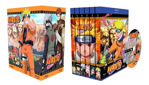 Blu-ray Box Naruto Clássico - Completo + Filmes E Ovas.