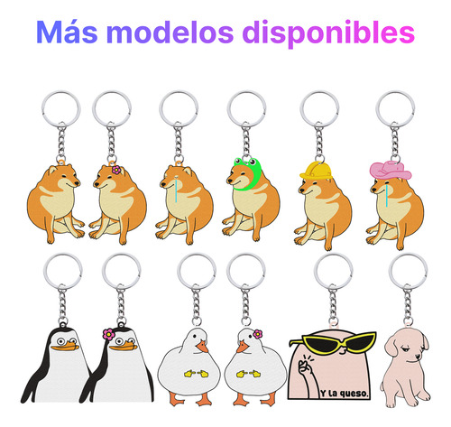 Llaveros Cheems Amsieda Perrito Meme Diseños Coleccionables Cheems Ranita