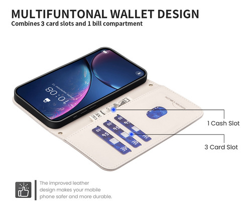Funda De Piel Tipo Cartera Para Teléfono Vivo