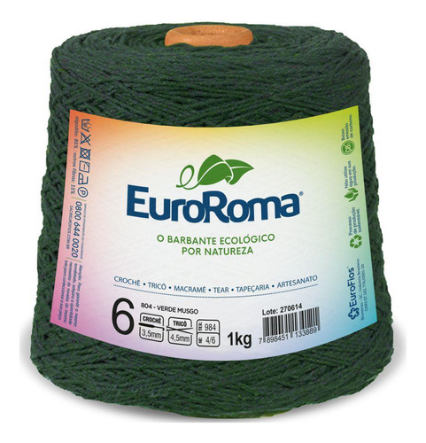 Euroroma Colorido 4/6 - 1 Kg - 1016 M / Verde Musgo