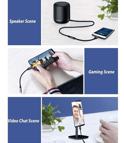 Imagen 6 de 7 de Adaptador Audio Usb C - Auxiliar Hembra Jack 3.5mm - Celbro